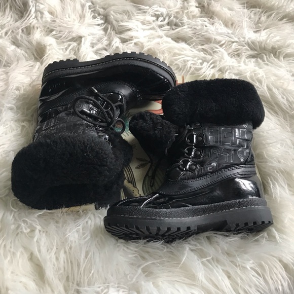 Coach Black Leonora Winter Boots/Booties - Picture 5 of 9